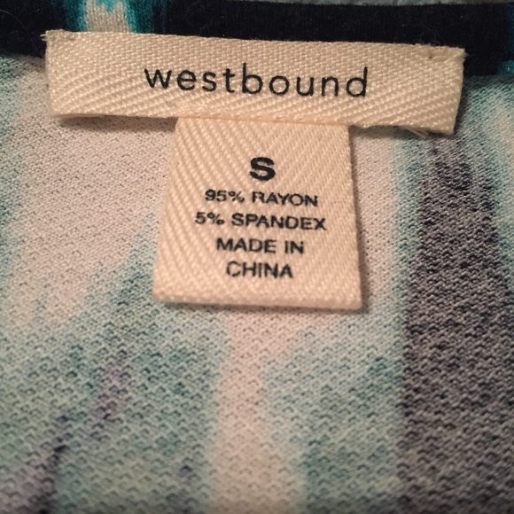 Westbound Women’s asymmetrical colorful shirt S - Picture 2 of 6